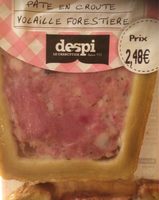 Pate en croute volaille forestierr