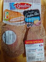 L'escalope cordon bleu garnie au comté et bacon