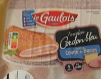 Escalope cordon bleu garnie comte et bacon