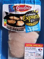 Filet tranché de poulet cuisson express 5 min à la poêle