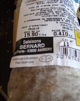 Saucisson sec pur porc cendre