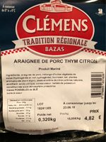 Araignee de porc