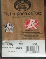 Filet mignon de porc