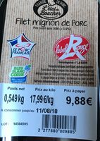 Filet mignon de porc