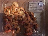 Queues de crevettes decortiquees cuites piment espelette