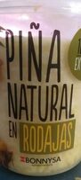 Piña natural en rodajas