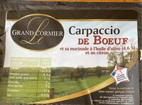 Carpaccio de boeuf