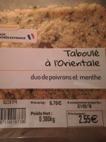 Taboulé à l'Orientale