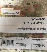 Taboulé à l'orientale