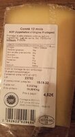 Comté 12 mois AOP