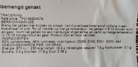 Gemengt gehakt