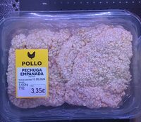 Pechuga de pollo empanada