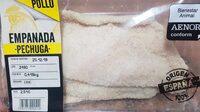 Pechuga de pollo empanada