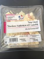 Trio Chou Jambon supérieur et Comté