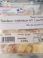 Trio chou jambon supérieur comté