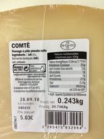 Comté bio