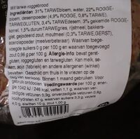 Wit tarwe-roggebrood
