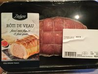 Rôti de veau farci aux figues & foie gras