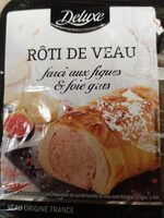Rôti de veau farci aux figues et foie gras