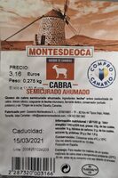 Semicurado ahumado cabra