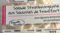Salade strasbourgeoise aux saucisses de Francfort