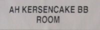 Kersencake BB Room