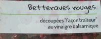 Betteraves rouges