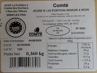 Comté 4 mois