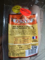 Saucisse blanche à griller au fromage supérieur