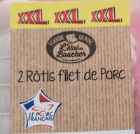 Roti filet de porc