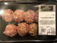 Boulettes de veau à l'emmental