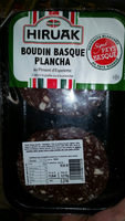 Boudin basque plancha