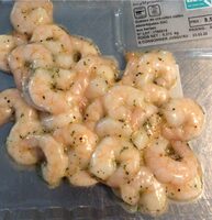 Queues de crevettes cuites
