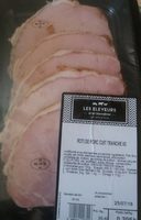 Rôti de porc cuit tranché