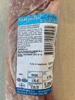 Solomillo de cerdo marinado congelado