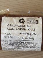 Grillworst met Zaanlander Kaas