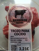 Trozo para cocido