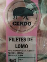 Filetes de lomo de cerdo
