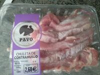 Chuleta de contramuslo pavo
