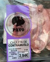 Chuleta de contramuslo de pavo