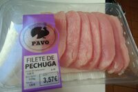 Filete de pechuga de pavo