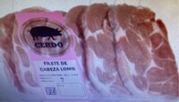 Filetes lomo de cerdo cabeza