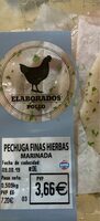 Pechuga pollo finas hierbas marinada
