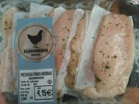 Pechuga de pollo marinada a las finas hierbas
