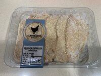Pechuga de pollo empanada marinada