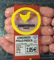 Longaniza de pollo fresca