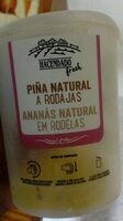Piña natural a rodajas