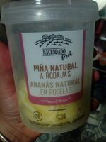 Piña natural a rodajas