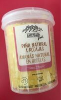 Piña natural a rodajas