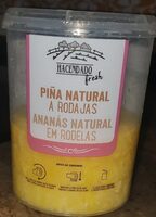 Piña natural rodajas